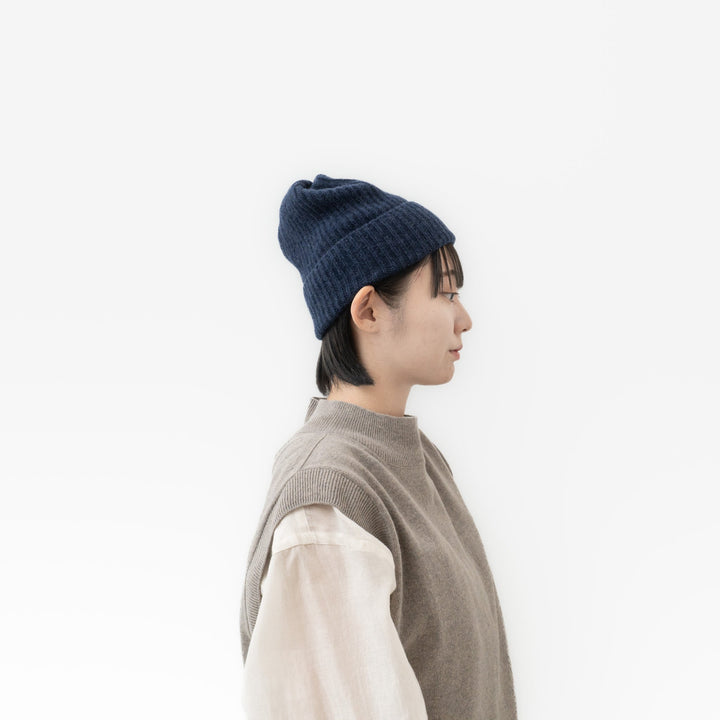 2024AW mature ha./　pleats knit cap MK-3001-Y