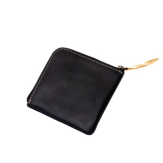 MARINDAY/　L字ファスナー財布 col.black　数量限定　縁と金運を結ぶ縁起物五円玉付き！ - haus-netstore