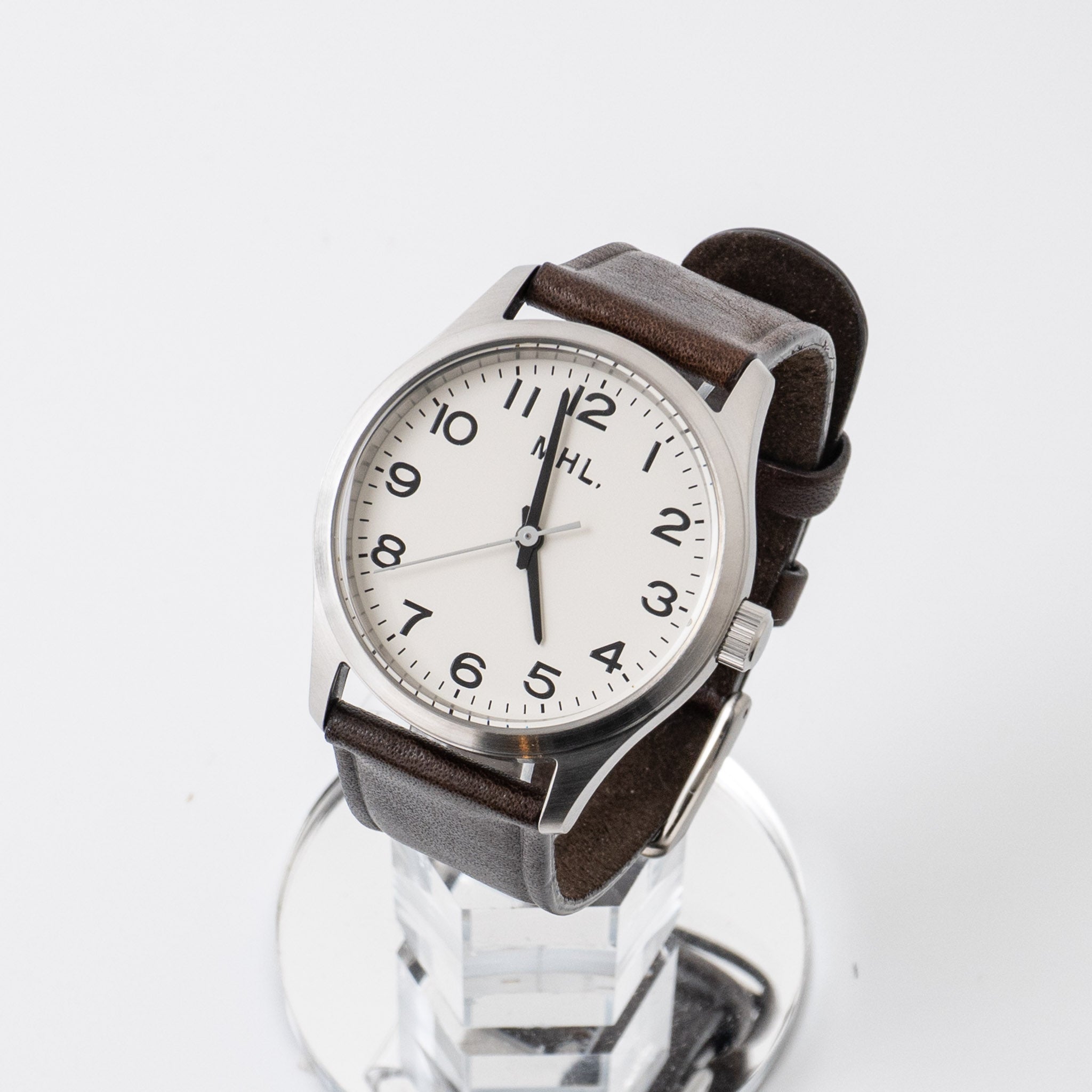 MHL. / LEATHER STRAP WATCH – haus-netstore