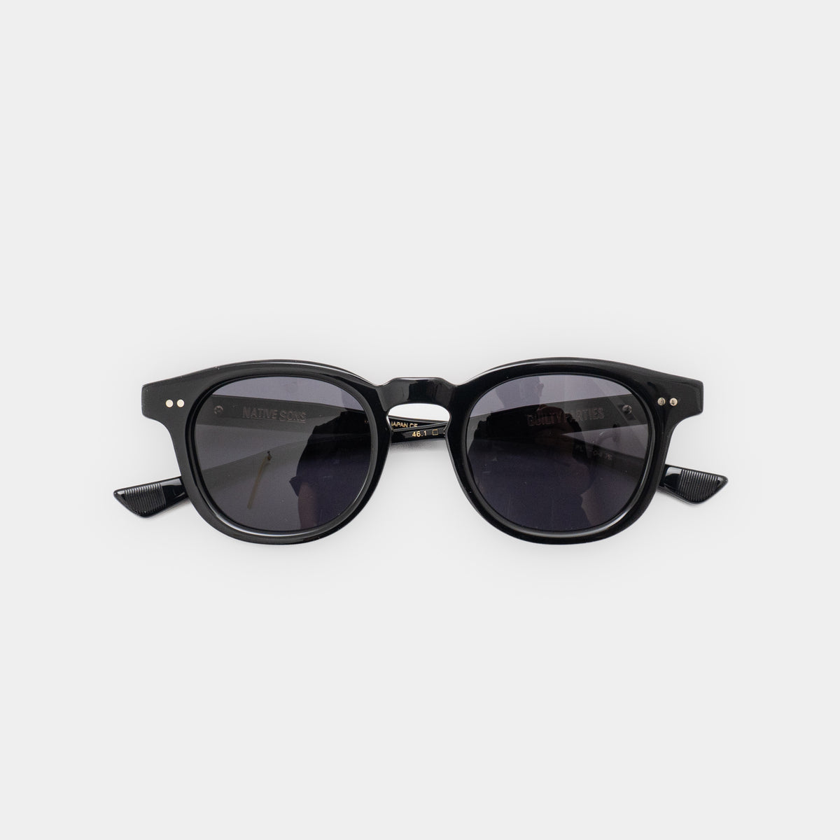 NATIVE SONS×WACKO MARIA/　CARVER BLACK SUNGLASSES - haus-netstore