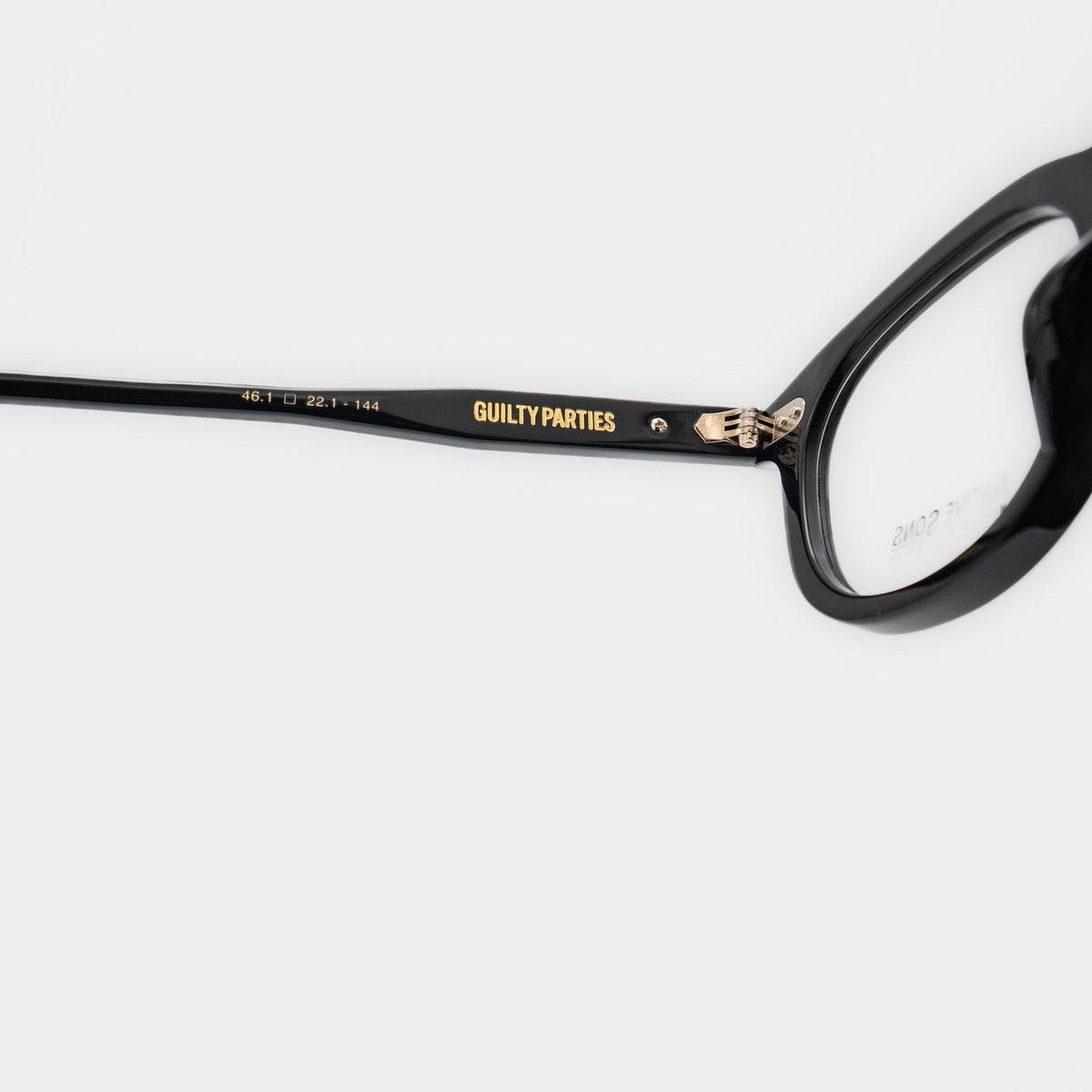NATIVE SONS×WACKO MARIA/　CARVER BLACK SUNGLASSES - haus-netstore
