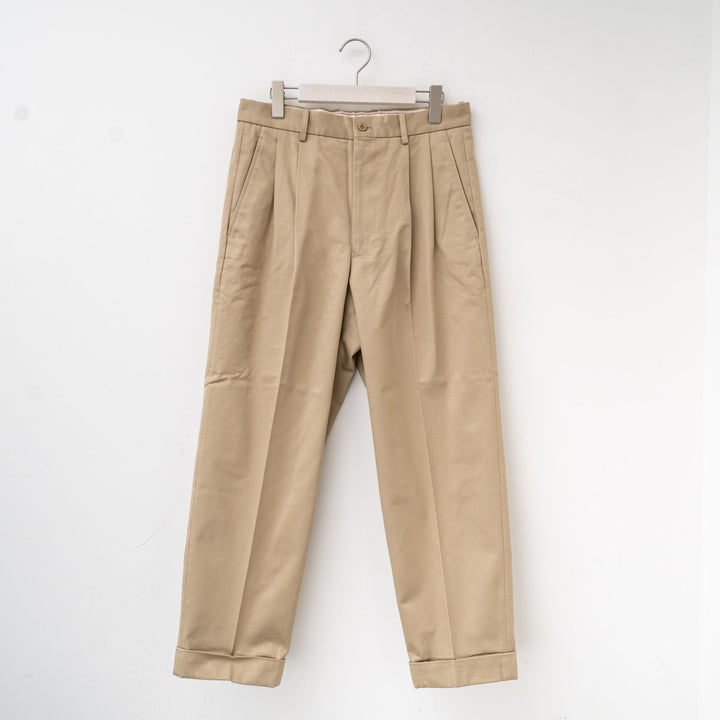 SCYE BASICS/MEN　Joaquin Cotton Chino 2Pleated Trousers - haus-netstore