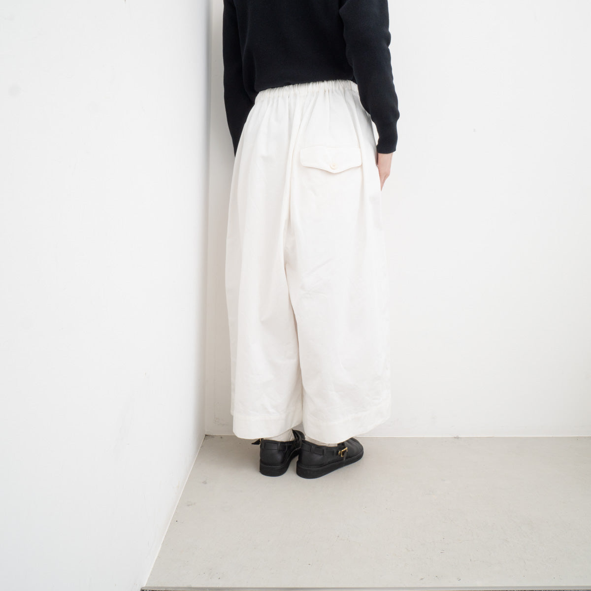 ゴーシュ / 23SS カツラギ八分丈ワイドパンツ G231-P031 – haus-netstore