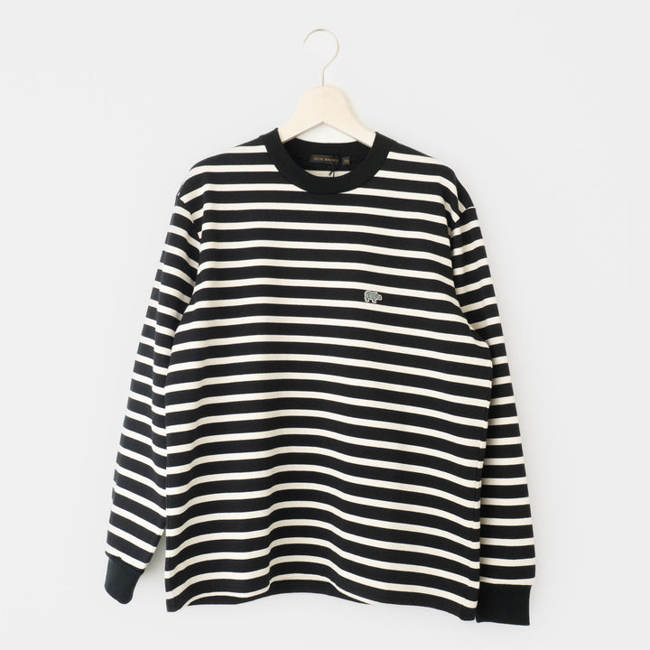 SCYE BASICS/WOMEN　Striped Cotton Jersey Long Sleeved T-Shirt - haus-netstore