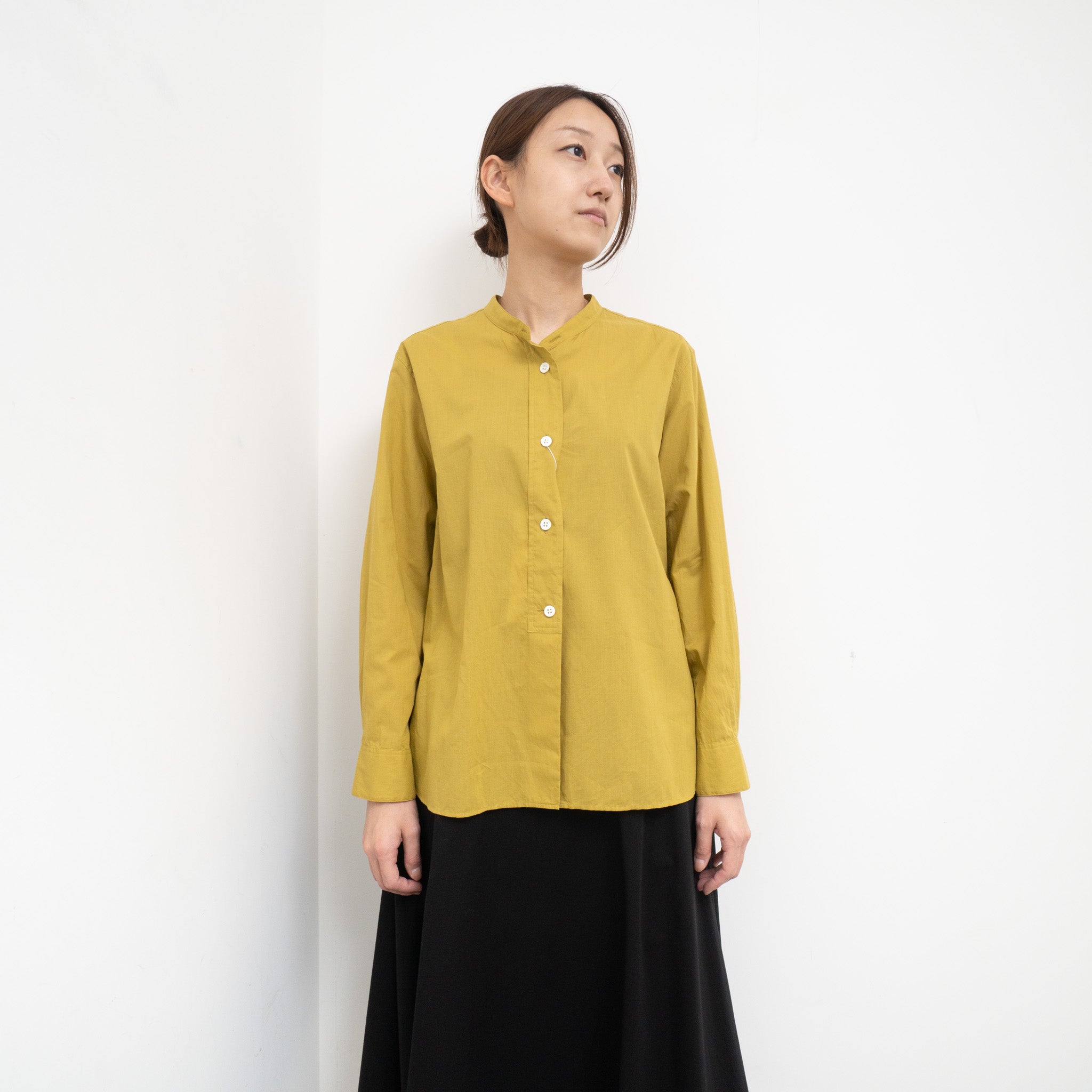 MARGARET HOWELL /WOMEN PIECE DYED WASHED COTTON – haus-netstore