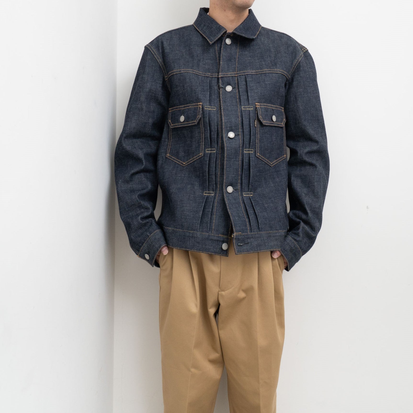 SCYE Selvedge Denim Jacket 38 - fawema.org