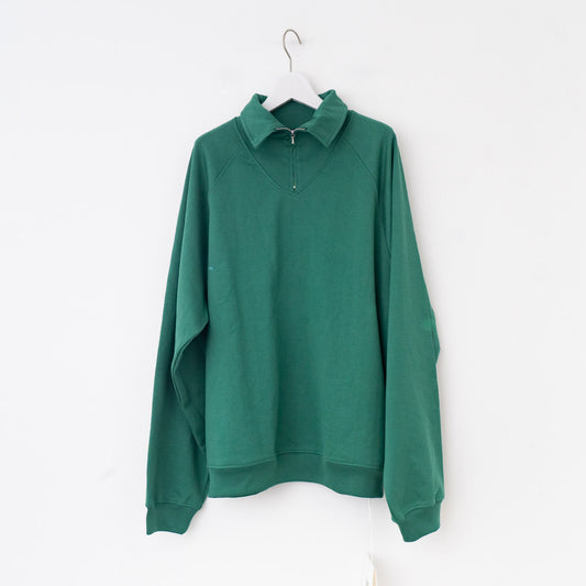 KAPTAIN SUNSHINE/　Sea Lsland Cotton Sweat Halfzip Pullover - haus-netstore