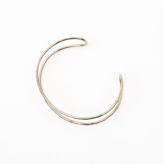 Melissa Joy Manning/　Silver Double Bar Bracelet - haus-netstore