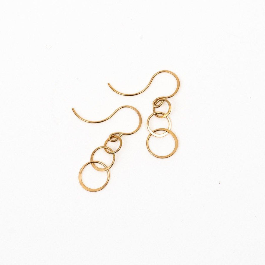 Melissa Joy Manning/　14K Short Chain Earrings - haus-netstore