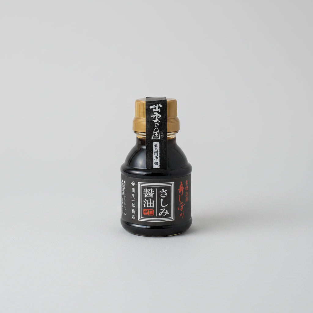岡茂一郎商店/　木桶熟成舟しぼりさしみ醤油　辛口　100ml - haus-netstore