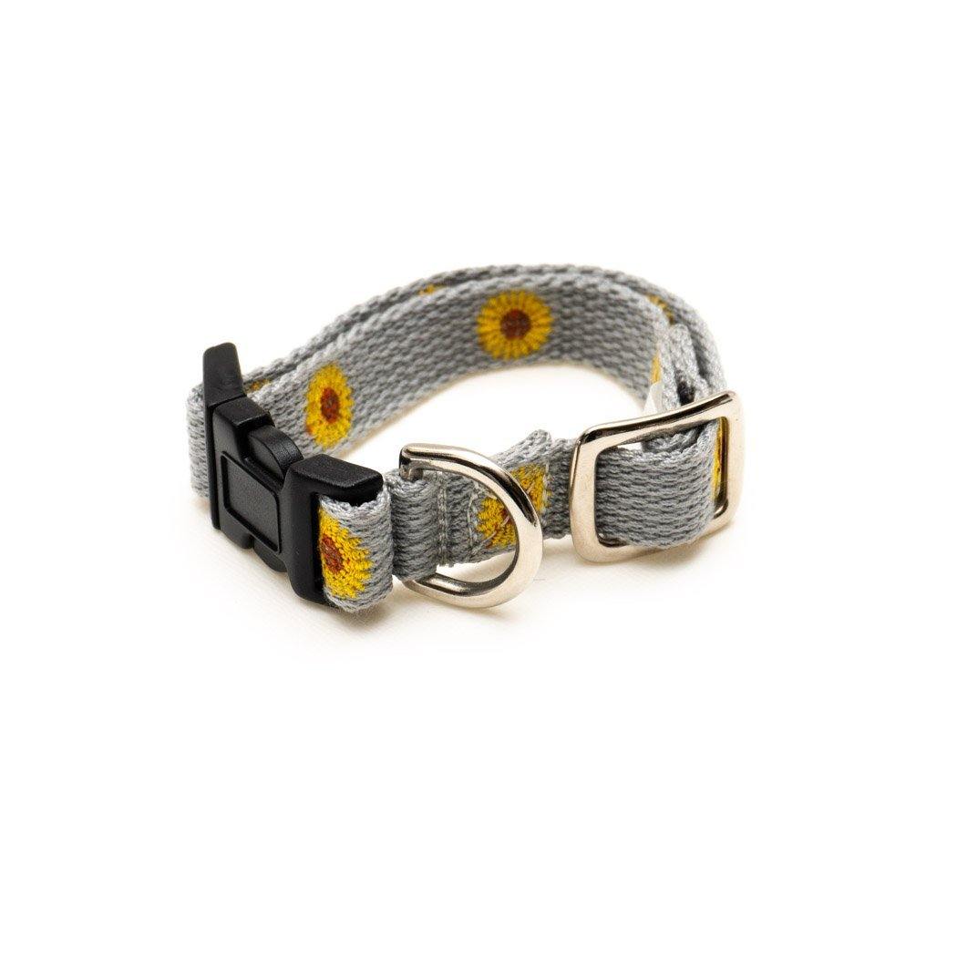 seven seas dog　/　SUNFLOWER COLLAR 小型用Sサイズ col.グレー - haus-netstore