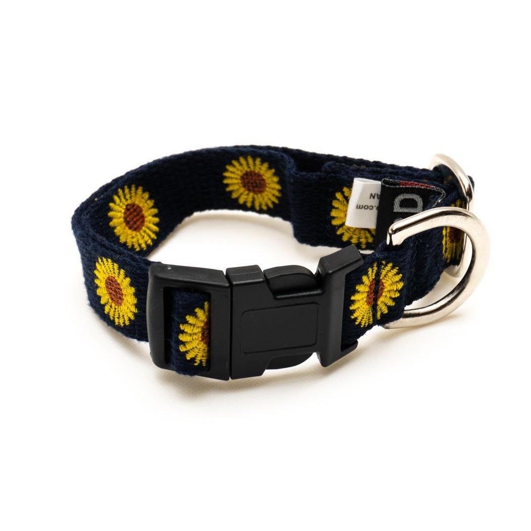 seven seas dog　/　SUNFLOWER COLLAR 小中型用Lサイズ col.ネイビー - haus-netstore
