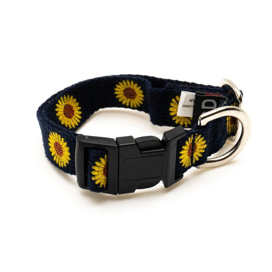 seven seas dog　/　SUNFLOWER COLLAR 小中型用Lサイズ col.ネイビー - haus-netstore
