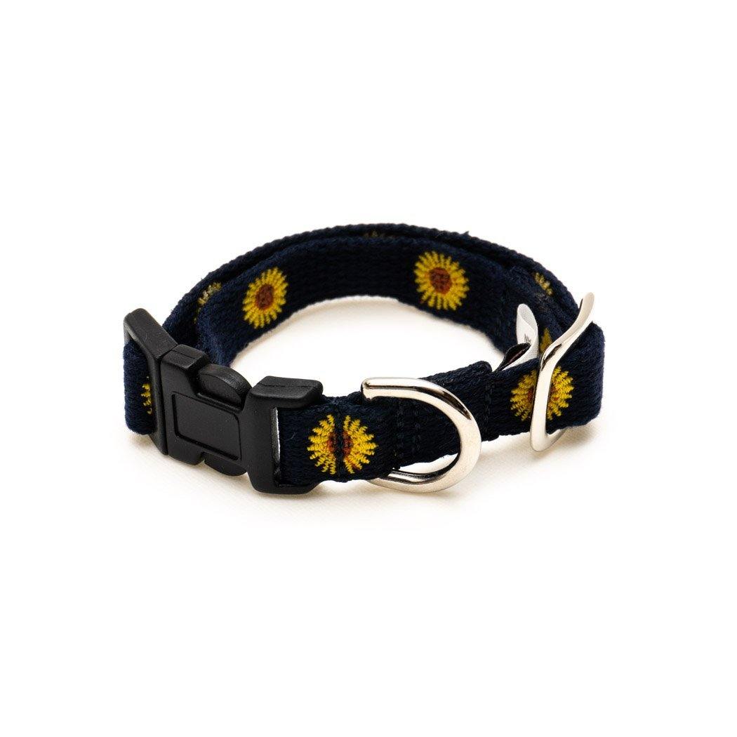 seven seas dog　/　SUNFLOWER COLLAR 小型用Sサイズ col.ネイビー - haus-netstore