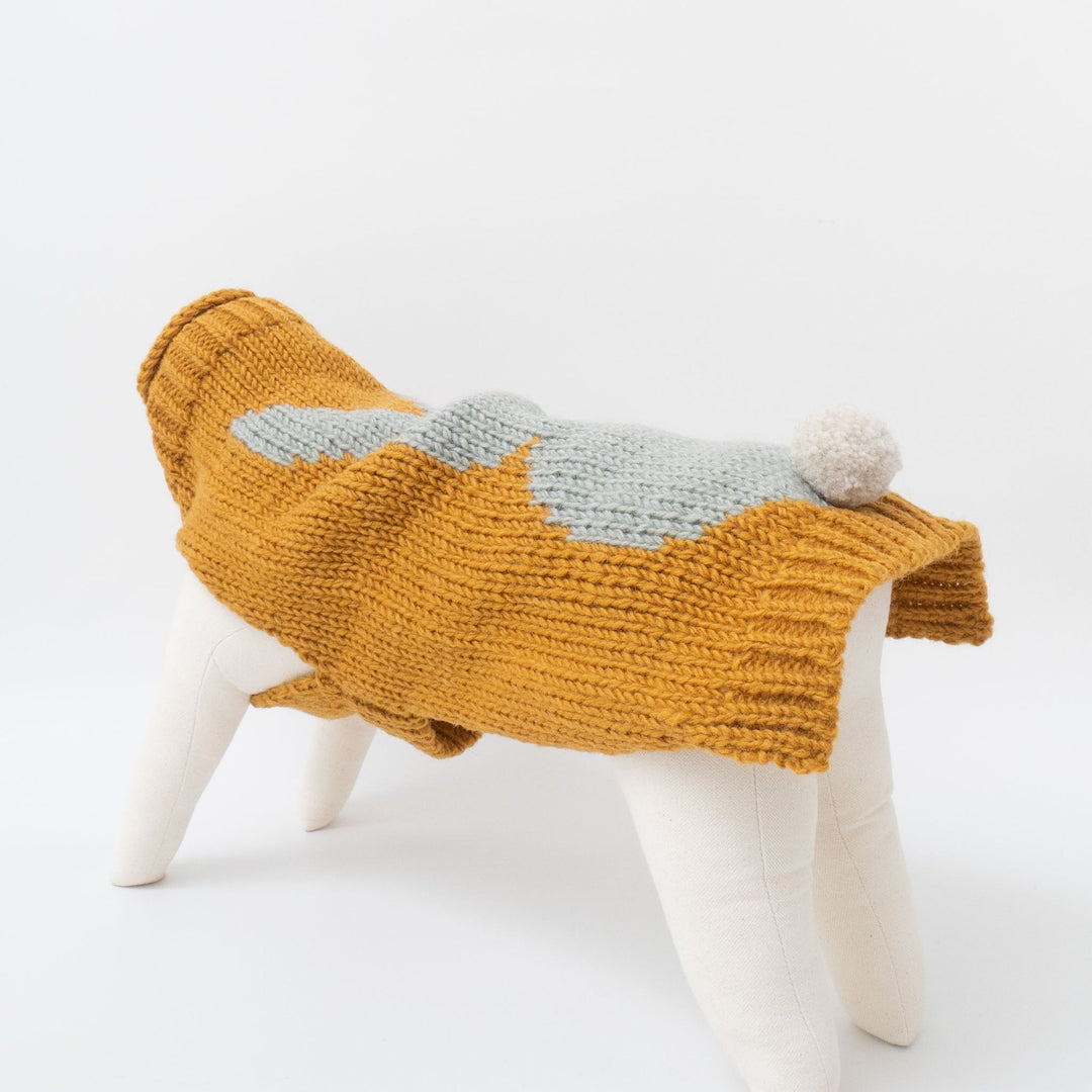 ペット用品 - seven seas dog/　RABBIT DOG SWEATER YELLOW - haus-netstore