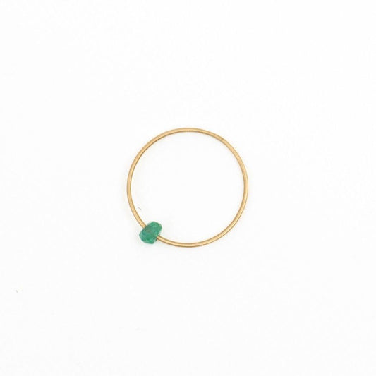 Carla Caruso/　Bead Ring-Emerald - haus-netstore