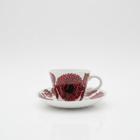GUSTAFSBERG（グスタフスベリ）/　RED ASTER（レッドアスター）コーヒーカップ＆ソーサー - haus-netstore