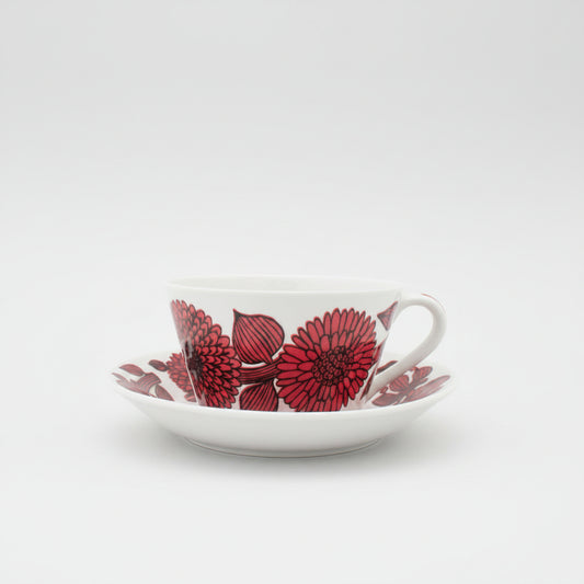 GUSTAFSBERG（グスタフスベリ）/　RED ASTER（レッドアスター）ティーカップ＆ソーサー - haus-netstore