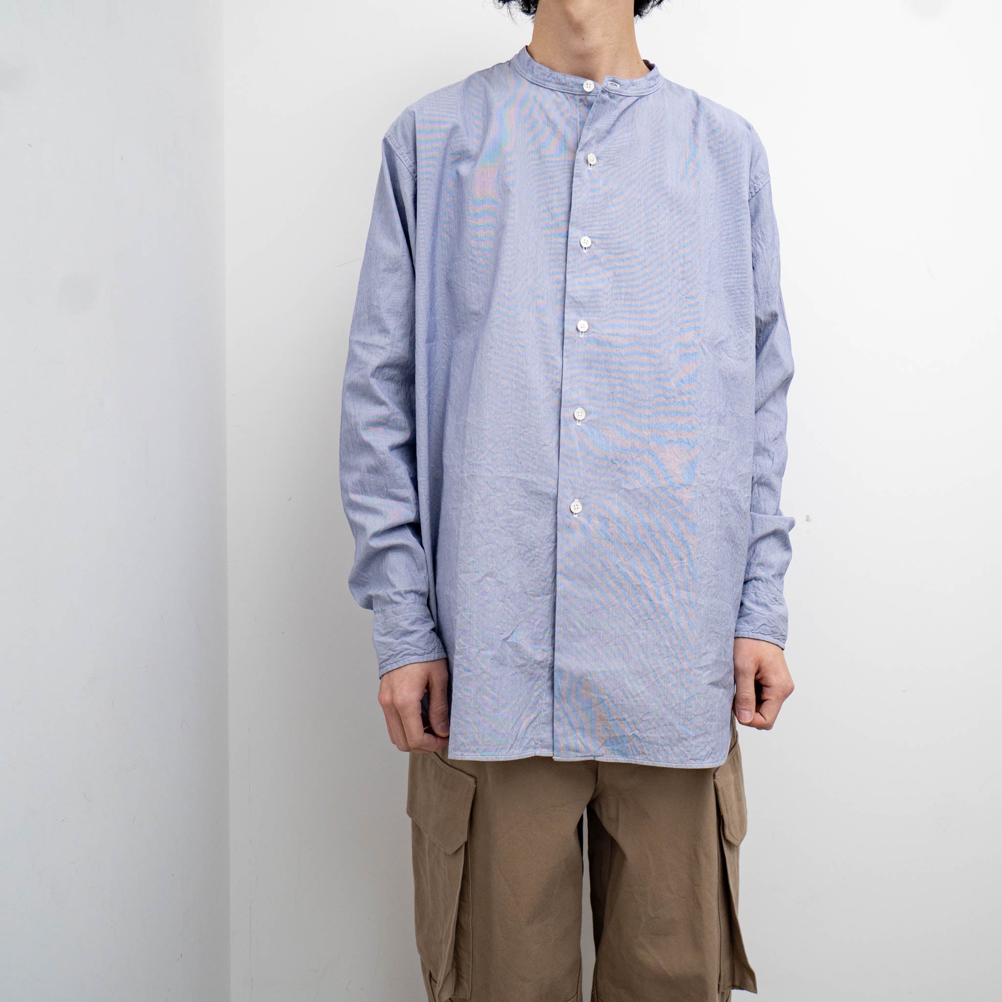 KAPTAIN SUNSHINE / Stand Collar Shirt – haus-netstore