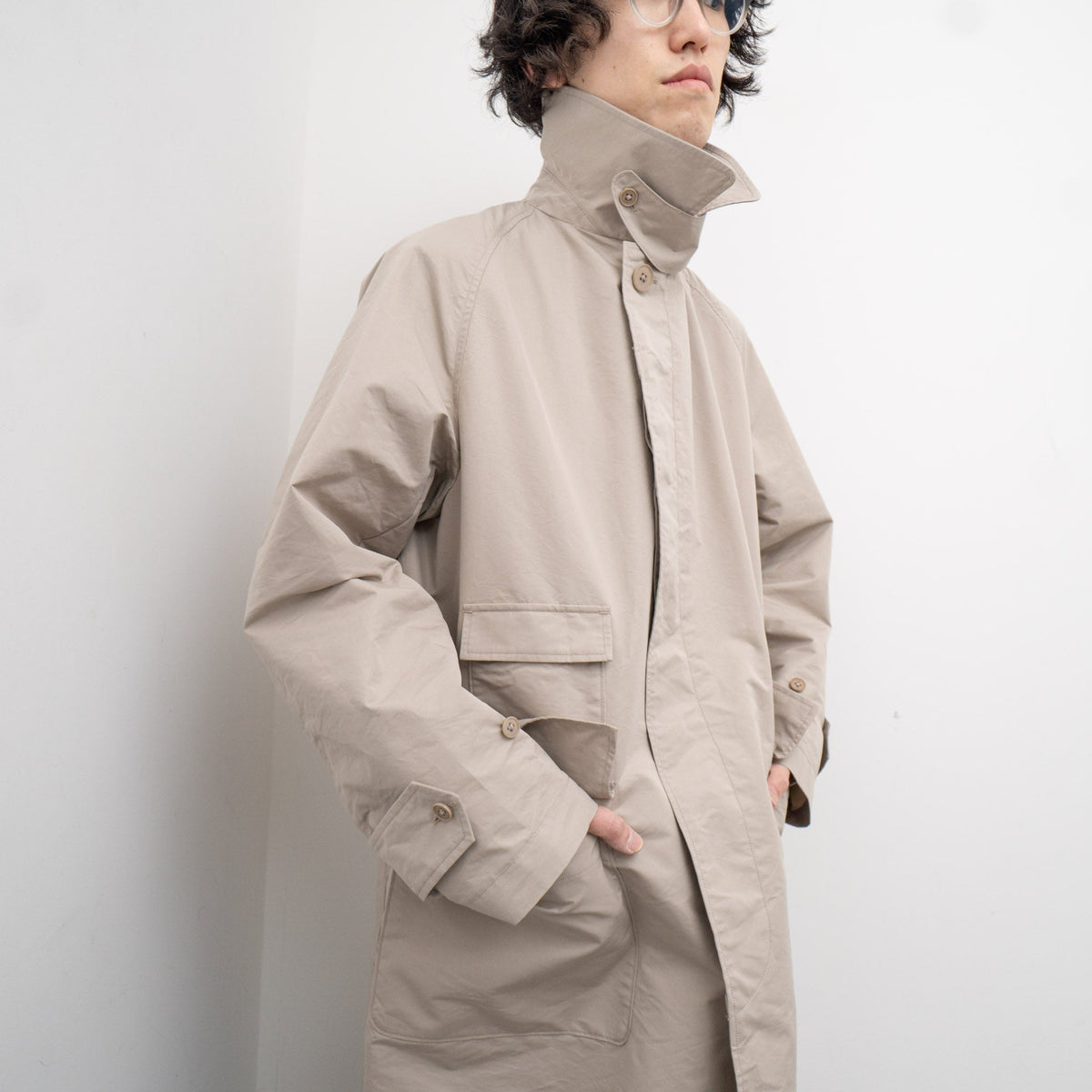 KAPTAIN SUNSHINE /　Traveller Coat (Beige) - haus-netstore