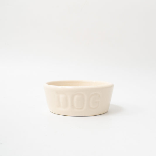 ペット用品 - BAUER POTTERY / DOG BOWL / LOVE ME Sサイズ ホワイト - haus-netstore