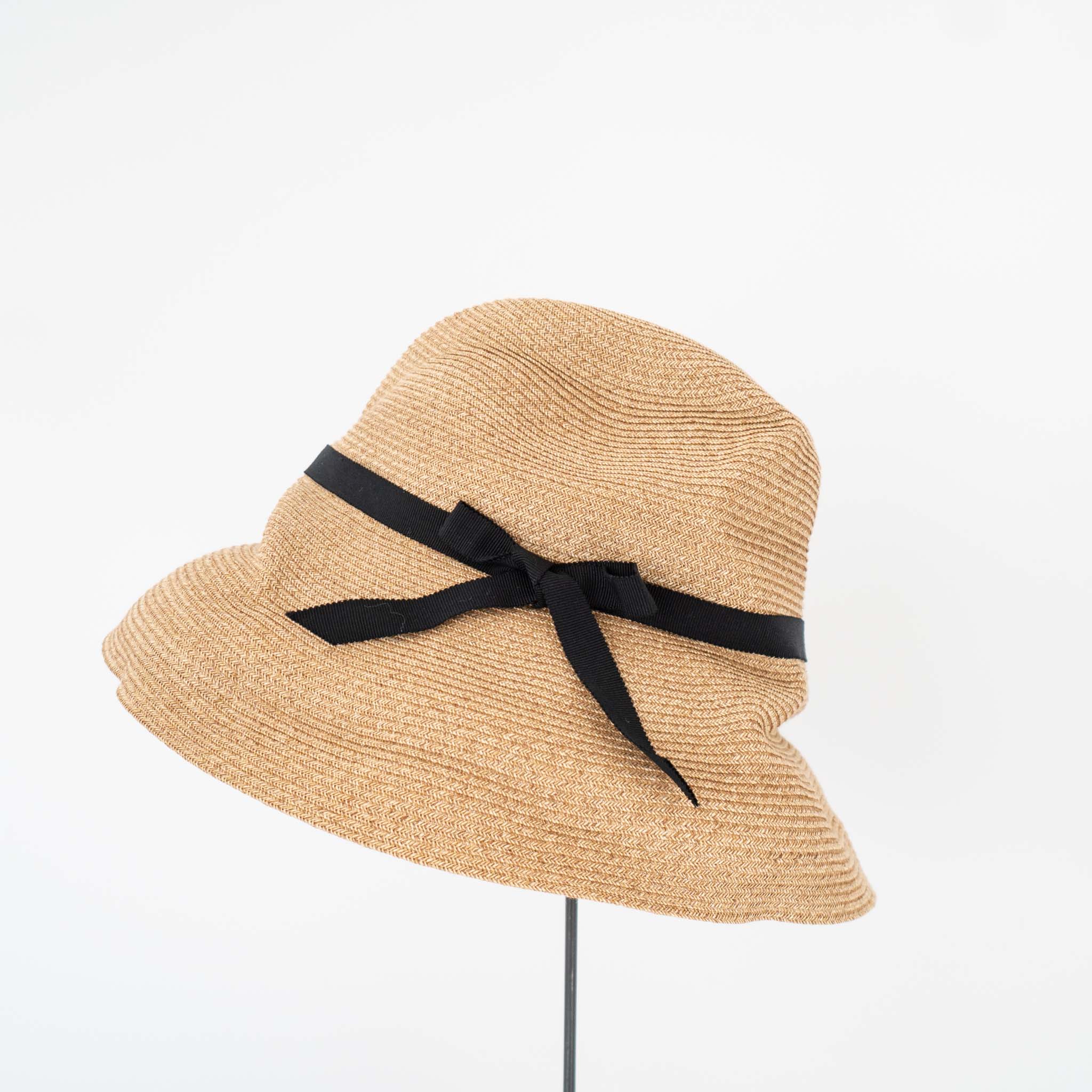 mature ha. / BOXED HAT 11cm brim grosgrain ribbon MBOX-101 – haus