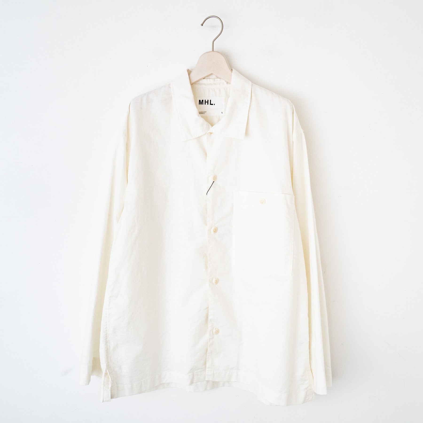 MHL. 18SS Natural Cotton Oxford SS Shirtトップス