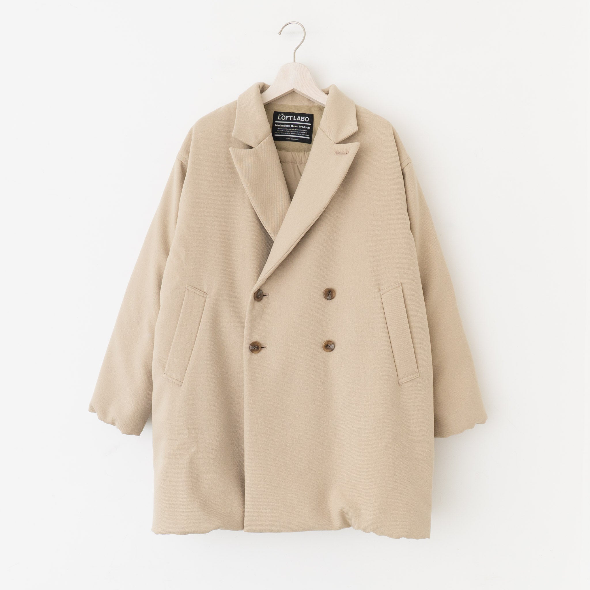 THE LOFT LABO/WOMEN NOMY DOUBLE BREASTED MIDDLE DOWN COAT – haus
