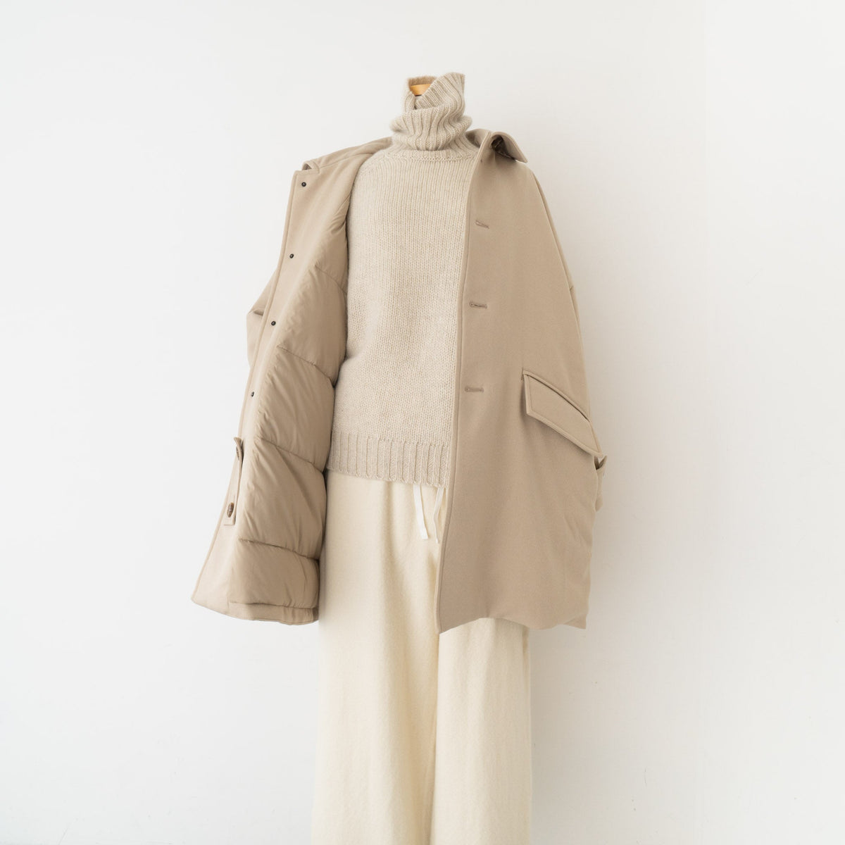 THE LOFT LABO/WOMEN　LIMB SINGLE BUTTON OVER DOWN COAT - haus-netstore