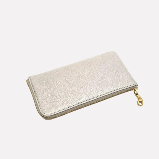 mononogu/　L Zip Long Wallet　数量限定　縁と金運を結ぶ縁起物五円玉付き！ - haus-netstore