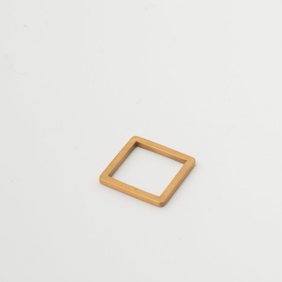 _Fot/　line ring_square gold 0713as - haus-netstore