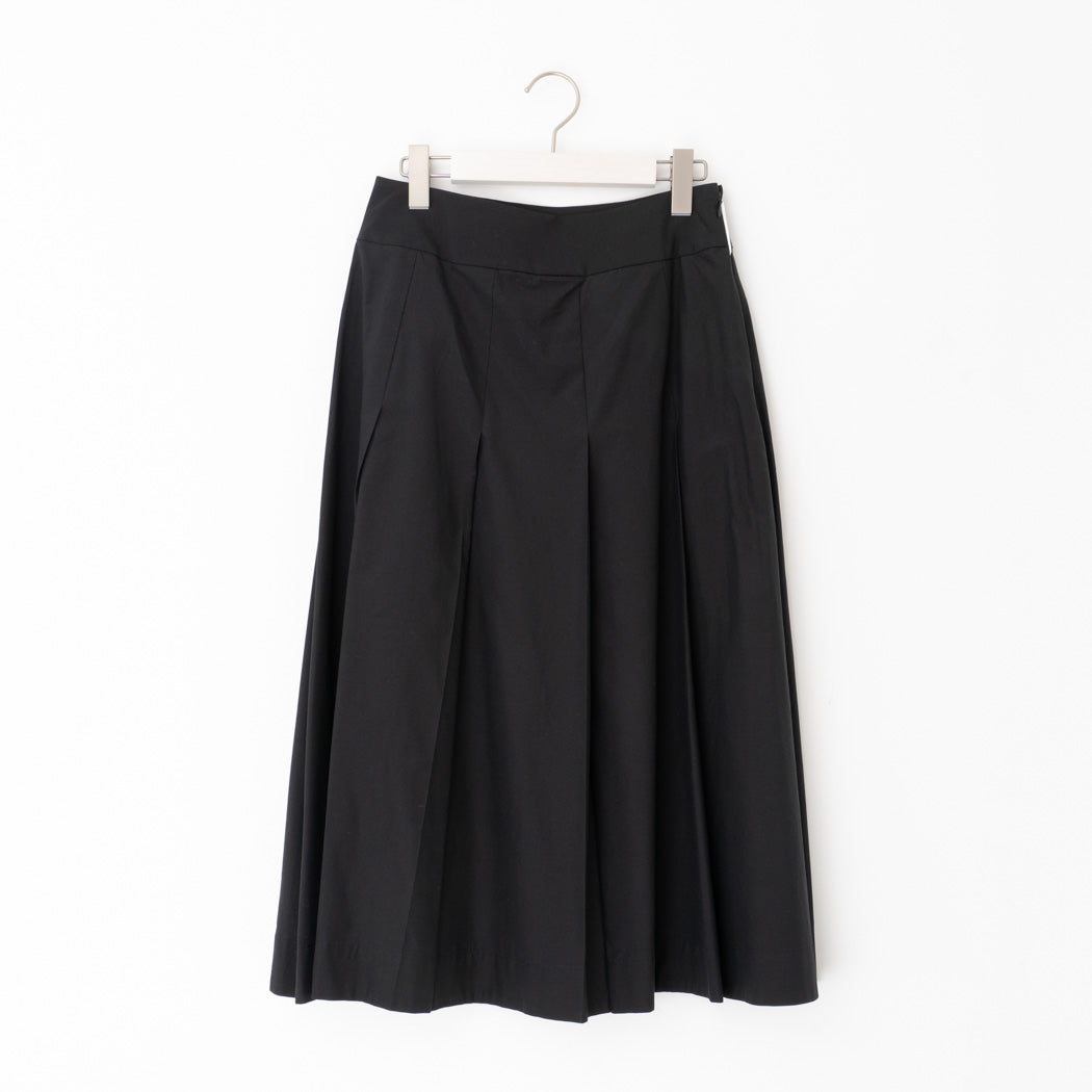 MARGARET HOWELL /WOMEN SILK COTTON POPLIN col.BLACK – haus-netstore