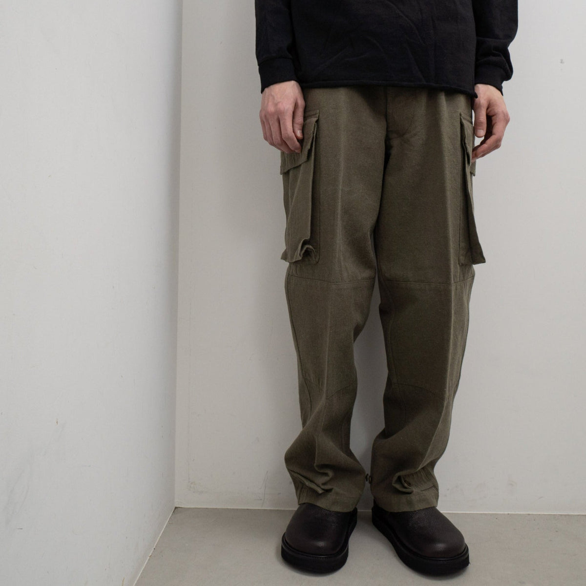 KAPTAIN SUNSHINE/　Fatigue Pants (light olive) - haus-netstore