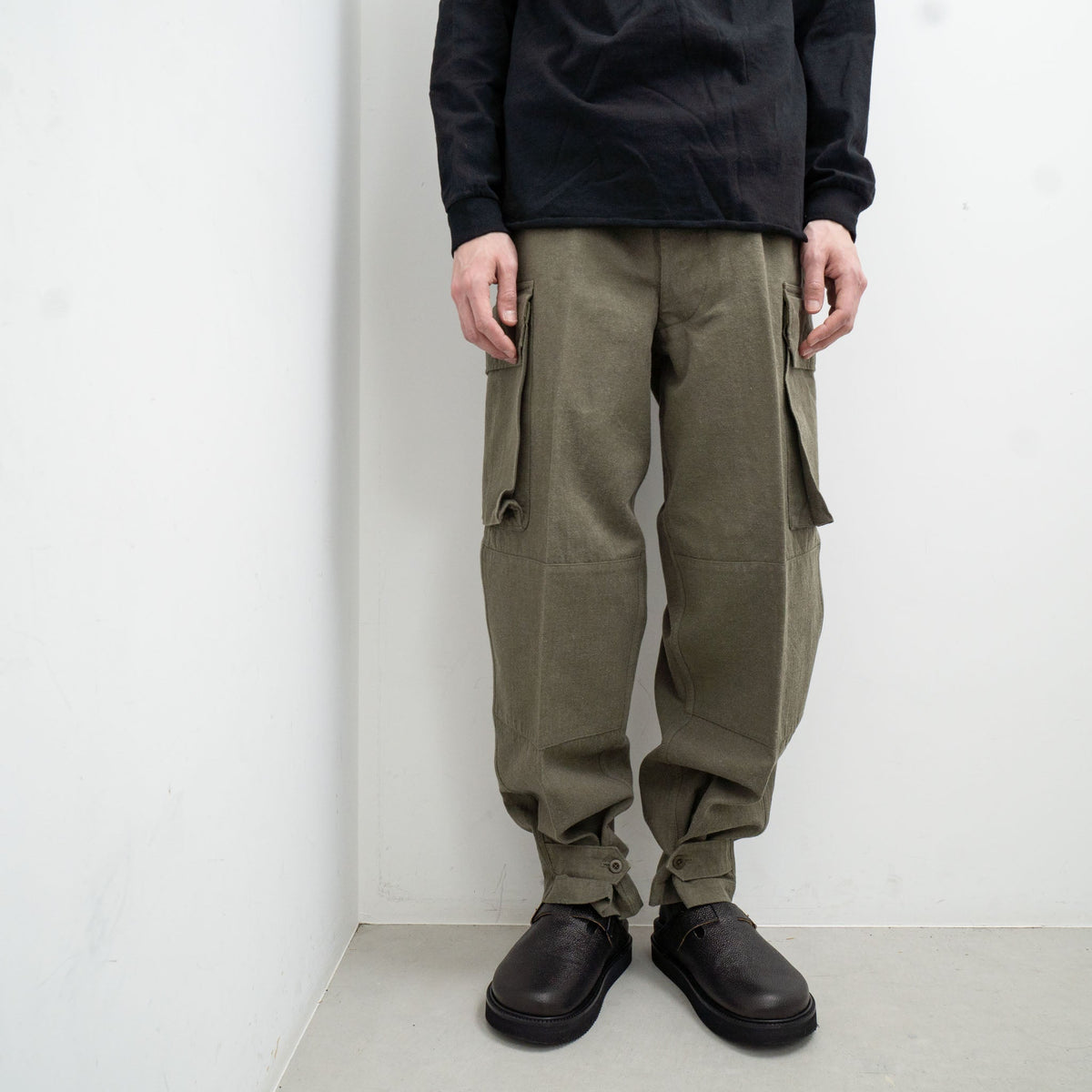 KAPTAIN SUNSHINE/　Fatigue Pants (light olive) - haus-netstore