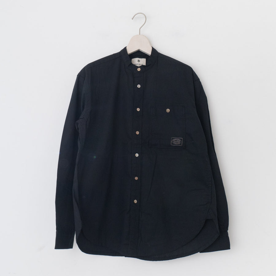 OG Cotton Poplin stand-Collar Shirt - haus-netstore