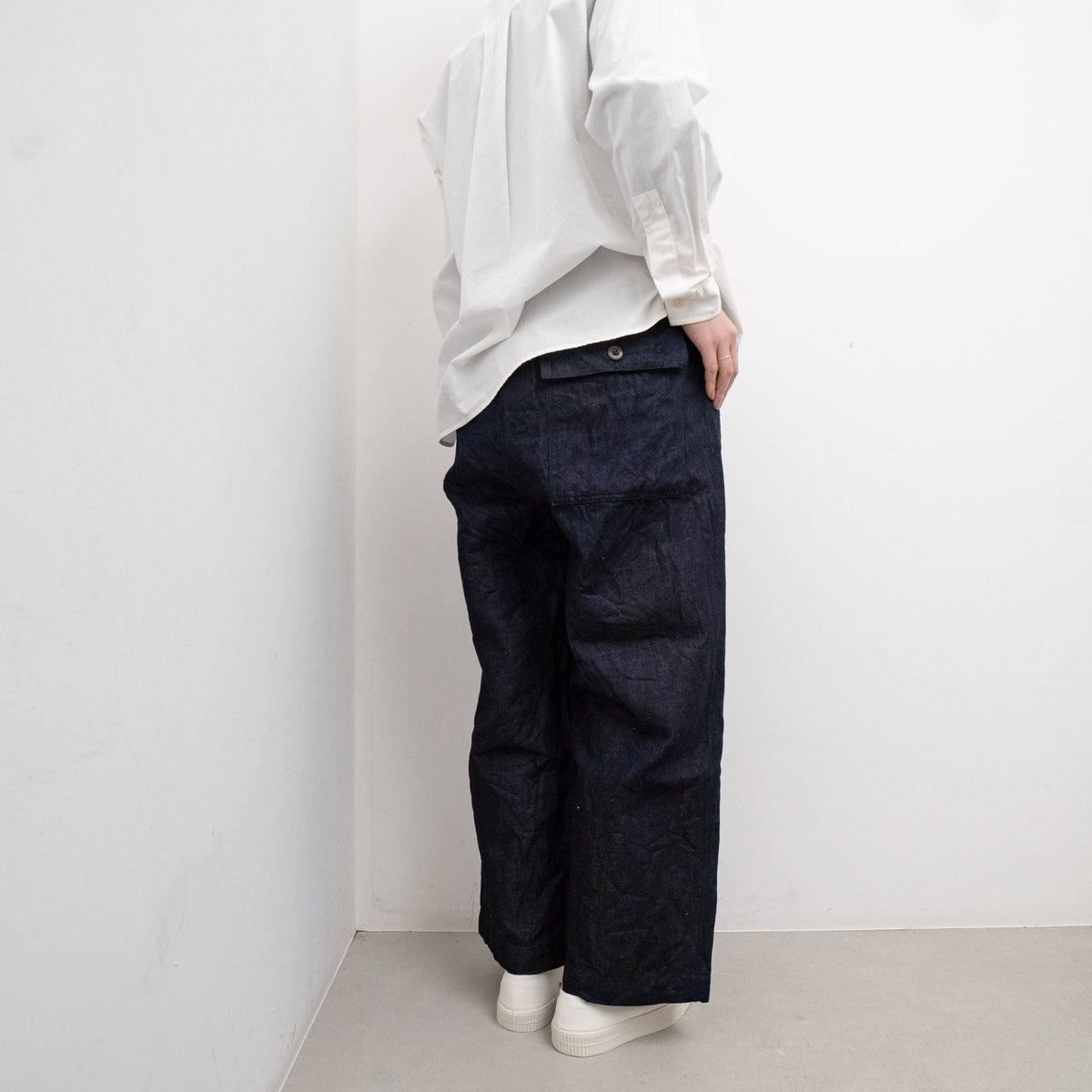 【再入荷】TAYUTAU/　綿麻デニムイージーパンツ - haus-netstore