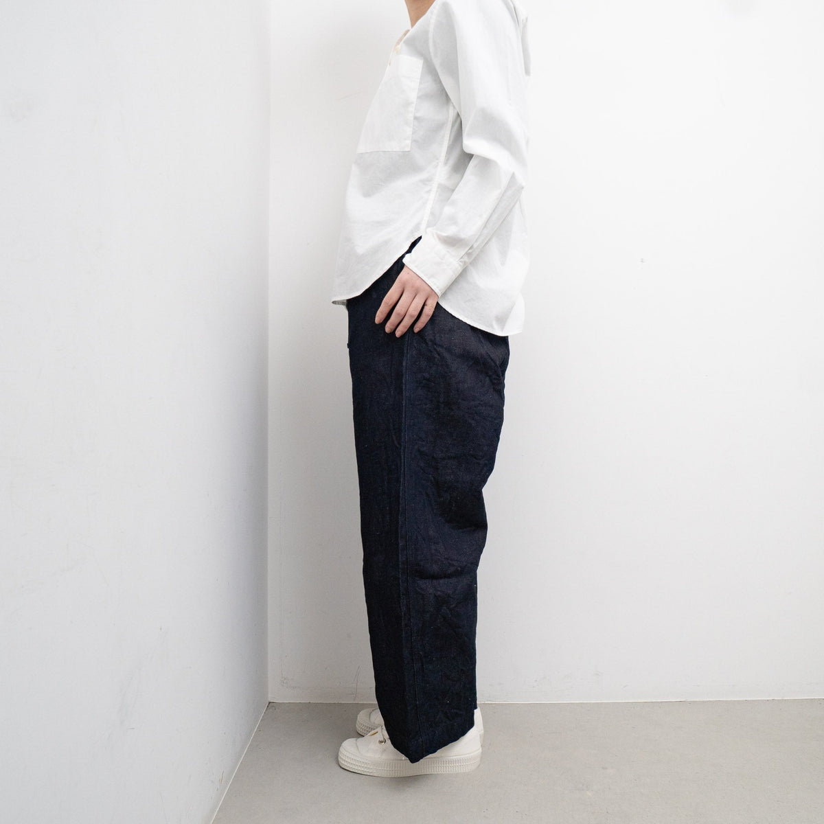 【再入荷】TAYUTAU/　綿麻デニムイージーパンツ - haus-netstore