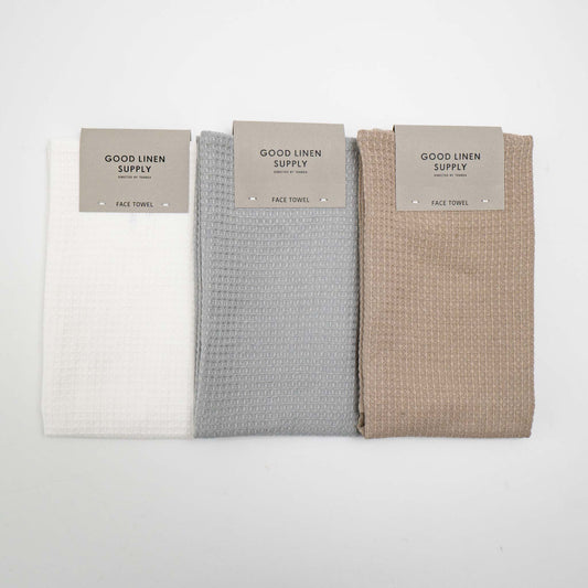 GOOD LINEN SUPPLY/　FACE TOWEL WAFFULE - haus-netstore