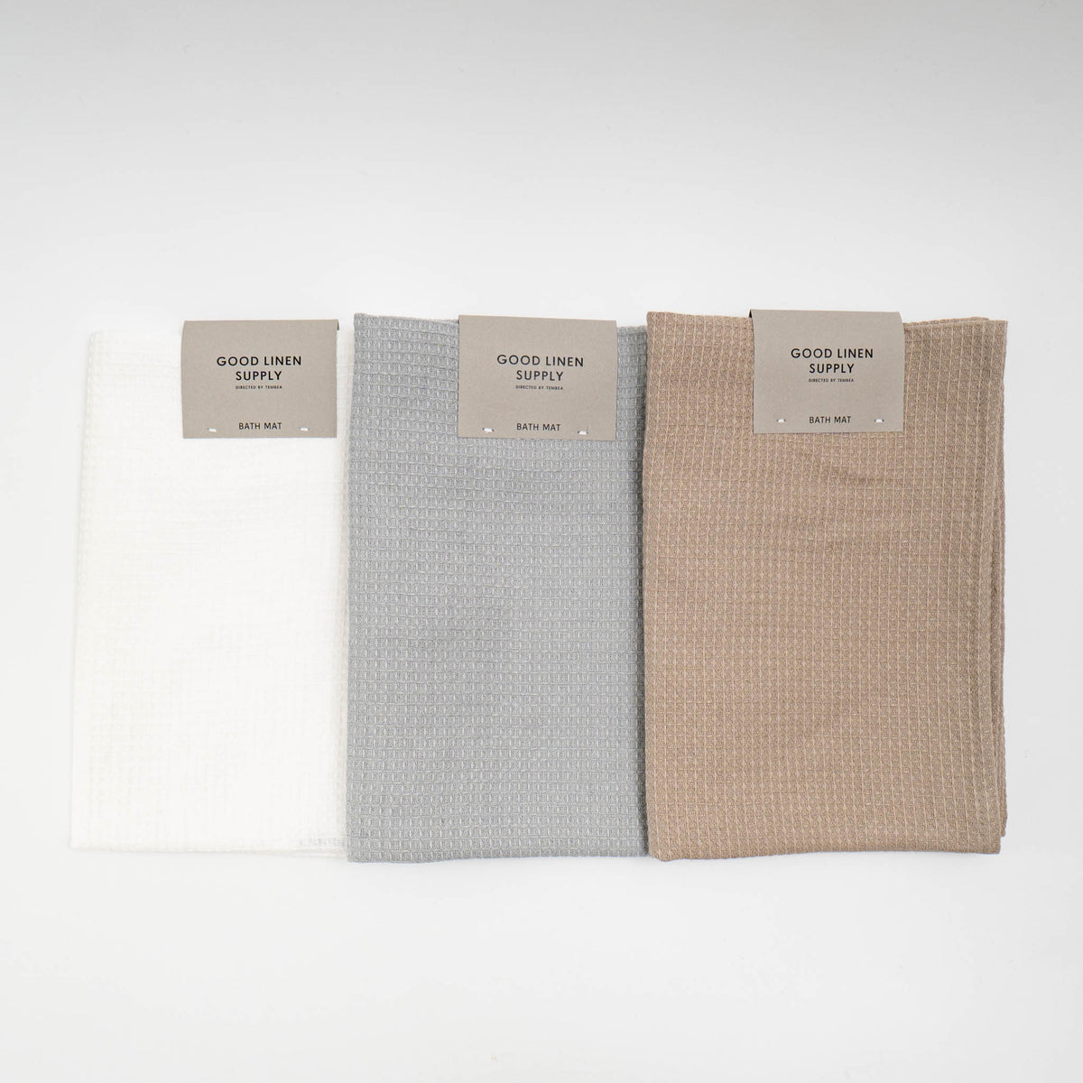 GOOD LINEN SUPPLY/　BATH MAT WAFFULE - haus-netstore