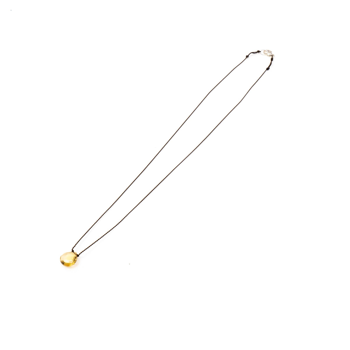 Margaret Solow/　Faceted Stone Necklace col.Citrine-YＨ - haus-netstore