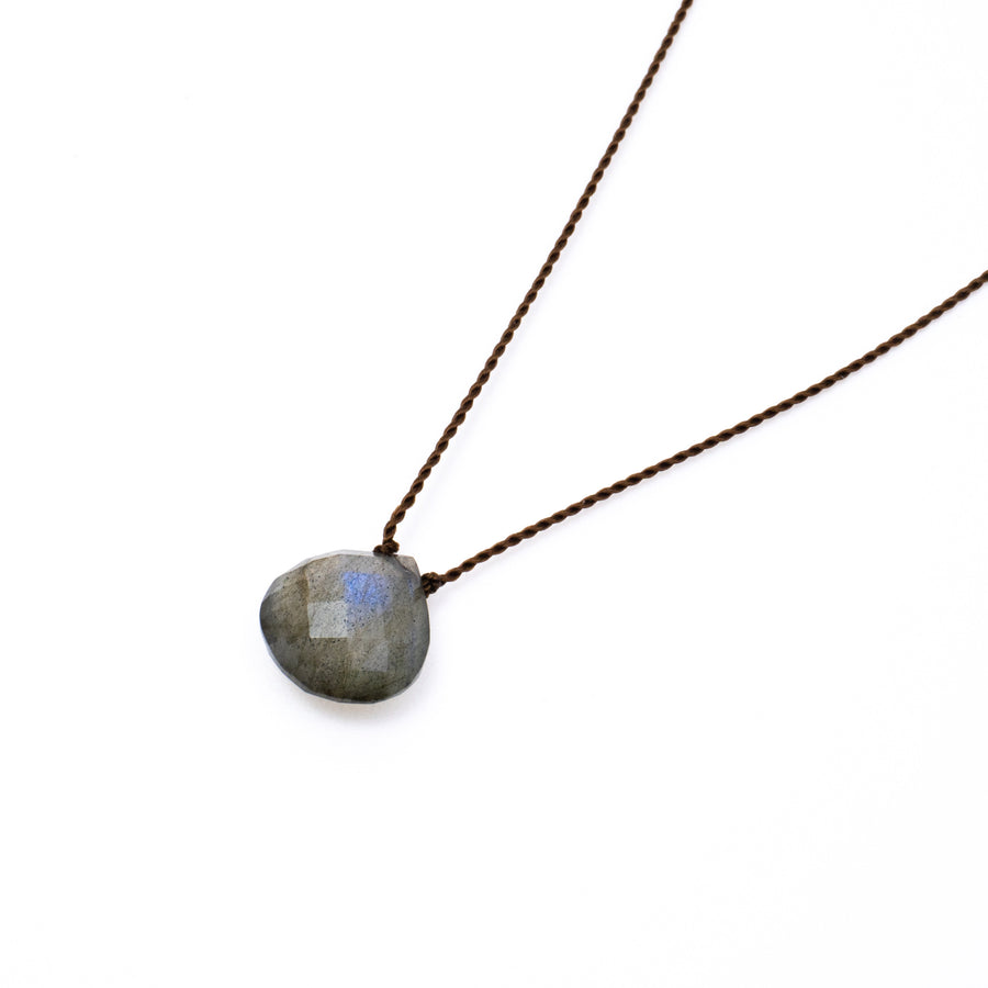 Margaret Solow/　Faceted Stone Necklace col.Labradorite - haus-netstore