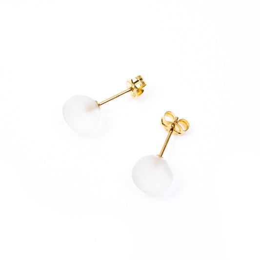 SOURCE/　Pebble Earrings col.Crystal-YH・ - haus-netstore