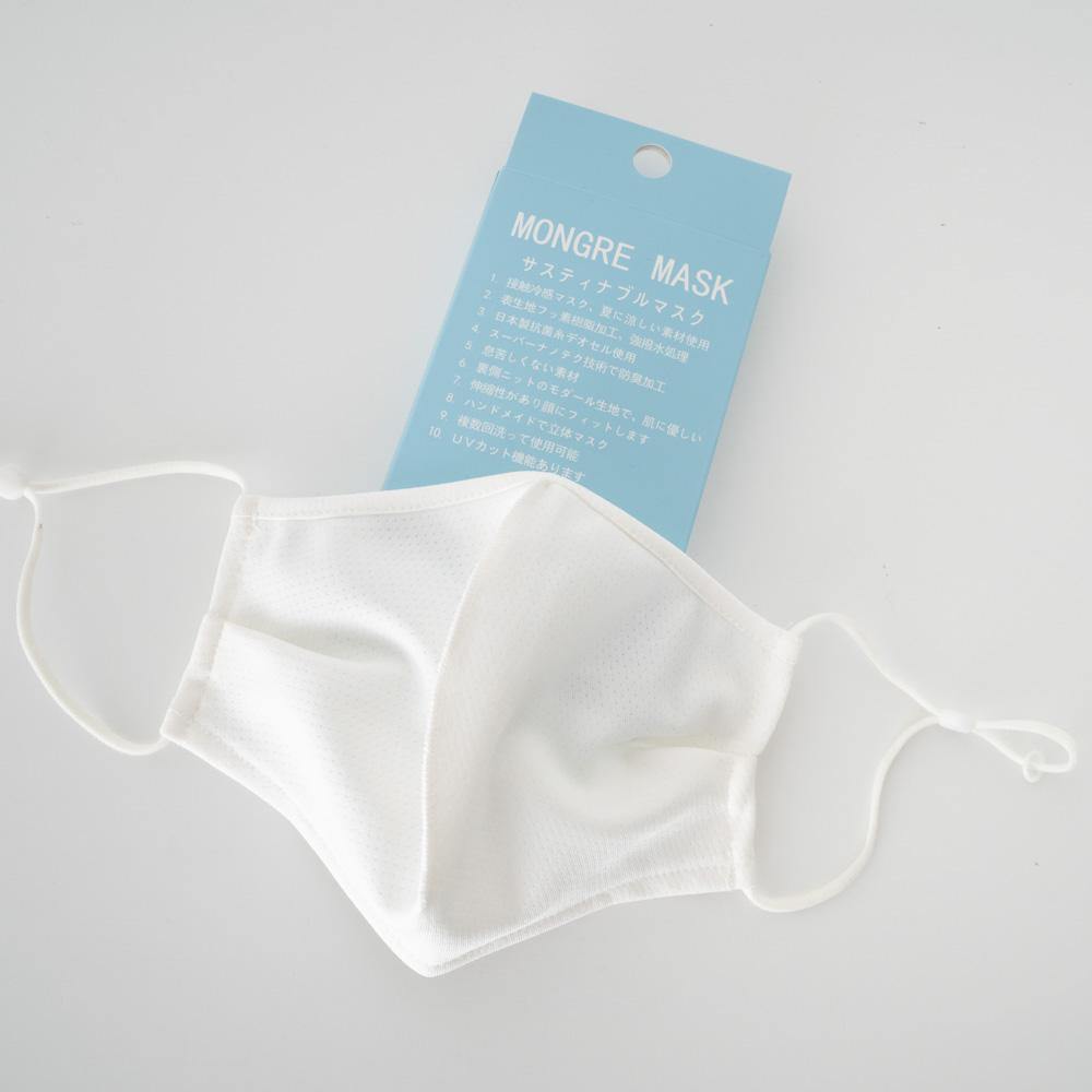 デオセル素材の接触冷感マスク（2枚入り） 大サイズ - haus-netstore