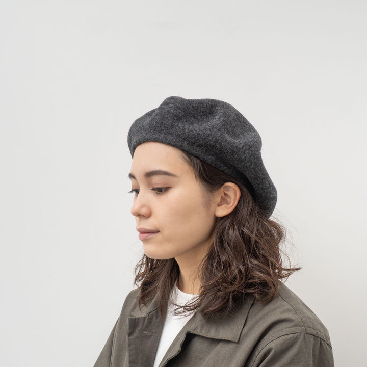 NEW 2025AW mature ha./　beret top gather big MKF-2001-Y/D