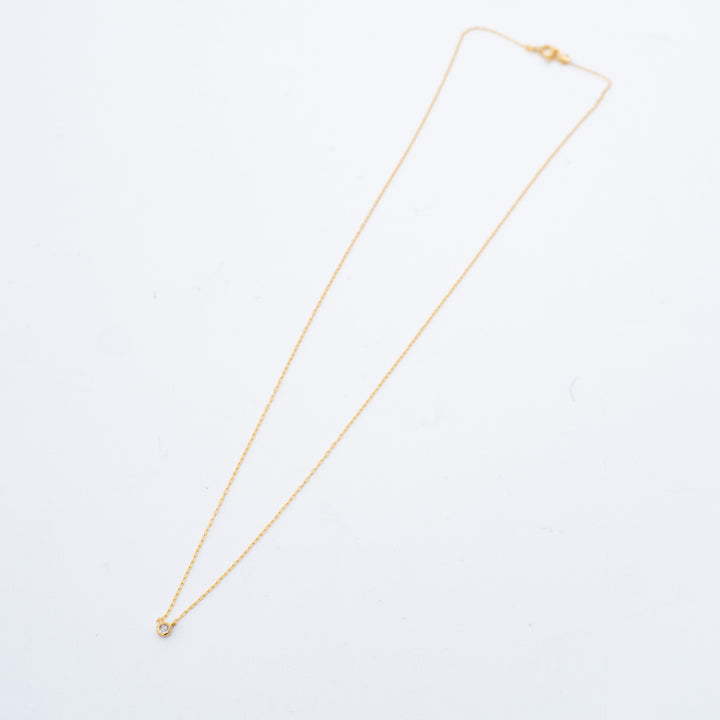 SOURCE/　2mm Rosecut Diamond necklace-Y - haus-netstore
