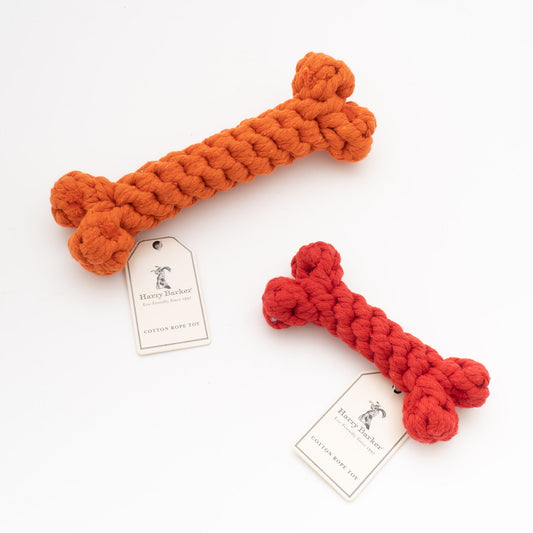 ペット用品 - HARRY BARKER/　ROPE TOY BONE COL.オレンジ　SIZE.L - haus-netstore