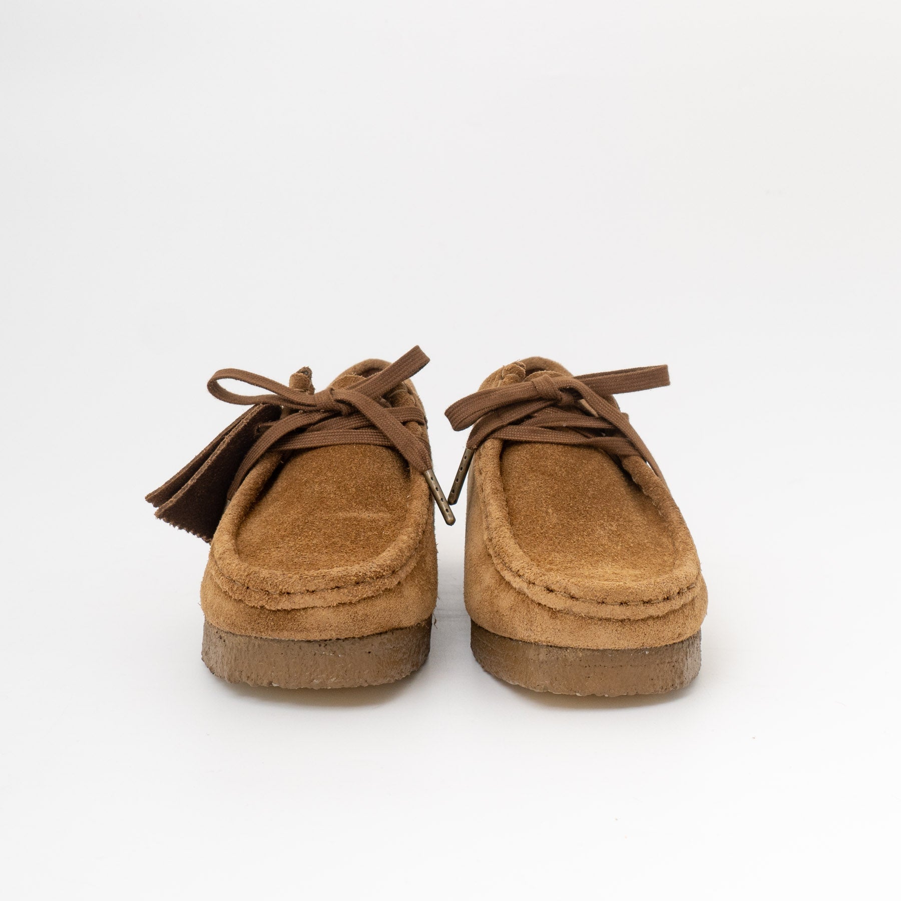 Clarks wallabee deals cola suede