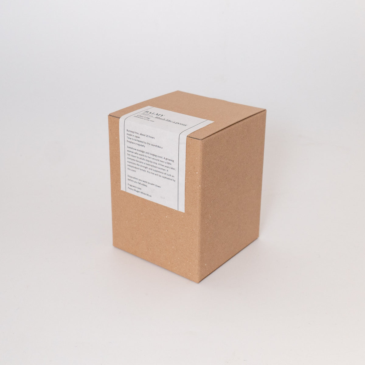 BALMY/　candle Blush like a peony - haus-netstore