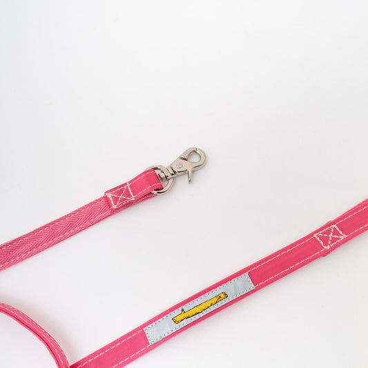 ペット用品 - GEORGE/　リッチナイロンリード ローズピンク TINYサイズ - haus-netstore
