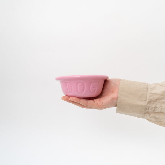 ペット用品 - BAUER POTTERY / DEMI DOG BOWL ピンク - haus-netstore